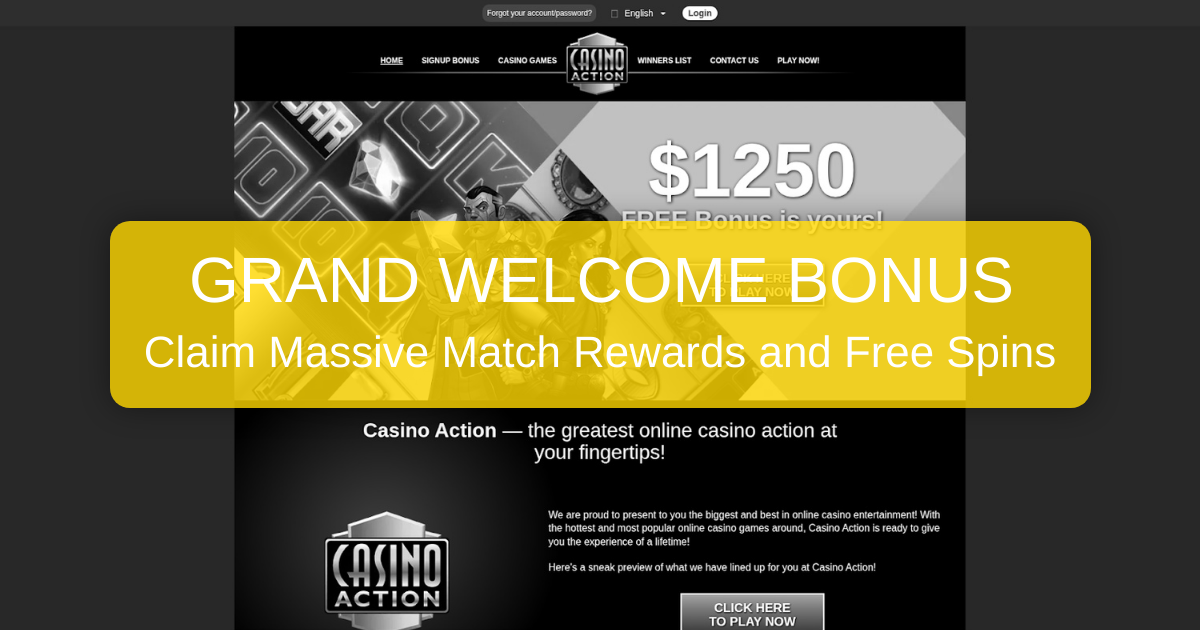 Casino Action ✅ Play Casino Action in New Zealand – Exclusive Bonuses